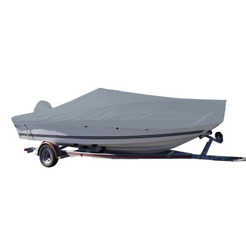 Carver by Covercraft - Carver Sun-DURA&reg; Styled-to-Fit Boat Cover f/22.5&#39; V-Hull Center Console Fishing Boat - Grey