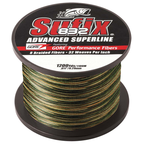 Sufix - Sufix 832&reg; Advanced Superline&reg; Braid - 20lb - Camo - 1200 yds