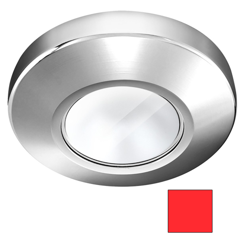 I2Systems Inc - i2Systems Profile P1100 1.5W Surface Mount Light - Red - Chrome Finish