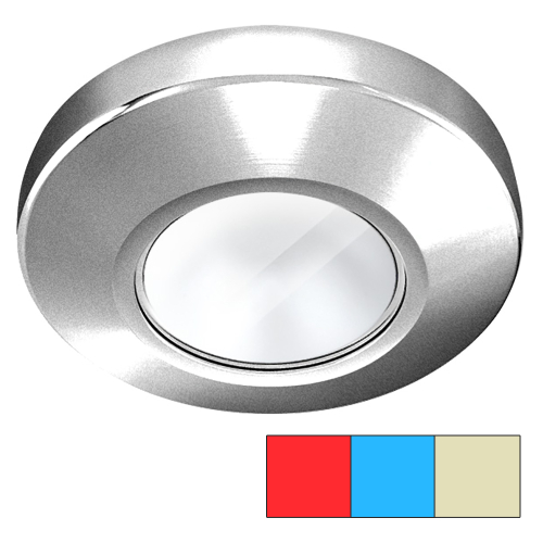 I2Systems Inc - i2Systems Profile P1120 Tri-Light Surface Light - Red, Warm White &amp; Blue - Brushed Nickel Finish