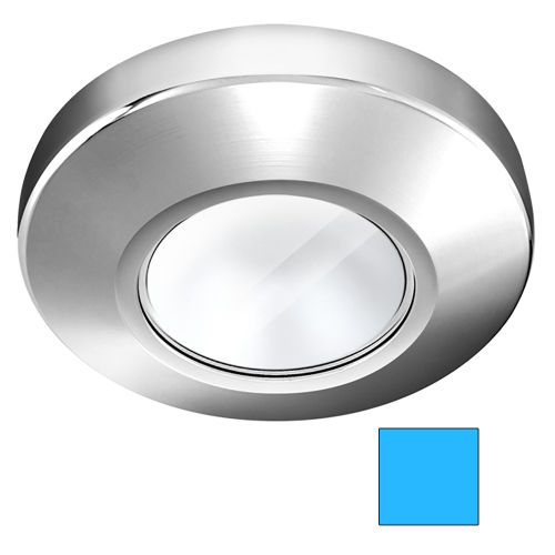 I2Systems Inc - i2Systems Profile P1100 1.5W Surface Mount Light - Blue - Chrome Finish