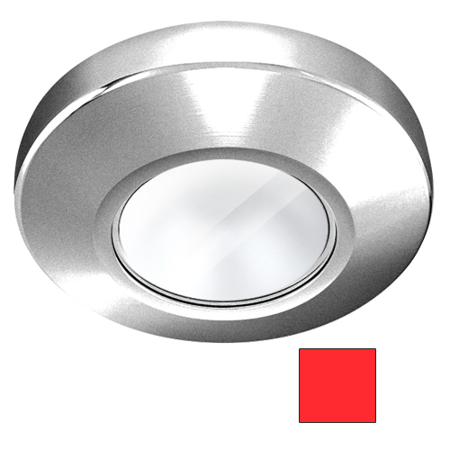 I2Systems Inc - i2Systems Profile P1100 1.5W Surface Mount Light - Red - Brushed Nickel Finish