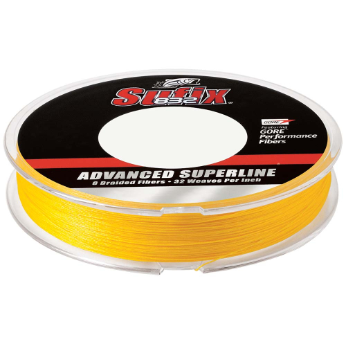 Sufix - Sufix 832&reg; Advanced Superline&reg; Braid - 20lb - Hi-Vis Yellow - 150 yds