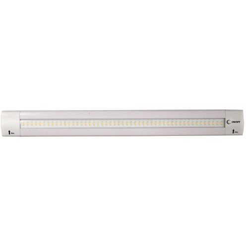Lunasea Lighting - Lunasea 12" Adjustable Angle LED Light Bar - w/Push Button Switch - 12VDC - Warm White