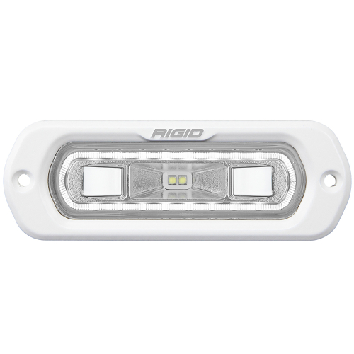 RIGID Industries - RIGID Industries SR-L Series Marine Spreader Light - White Flush Mount - White Light w/White Halo