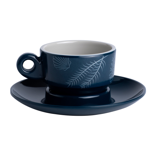 Marine Business - Marine Business Melamine Espresso Cup &amp; Plate Set - LIVING - Set of 6