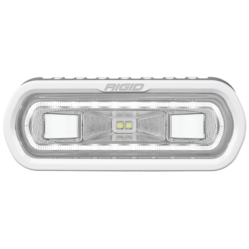 RIGID Industries - RIGID Industries SR-L Series Marine Spreader Light - White Surface Mount - White Light w/White Halo