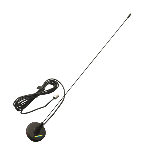 Glomex Marine Antennas - Glomex 21" Magnetic Mount VHF Antenna w/15&#39; RG-58 Coaxial Cable &amp; PL-259 Connector