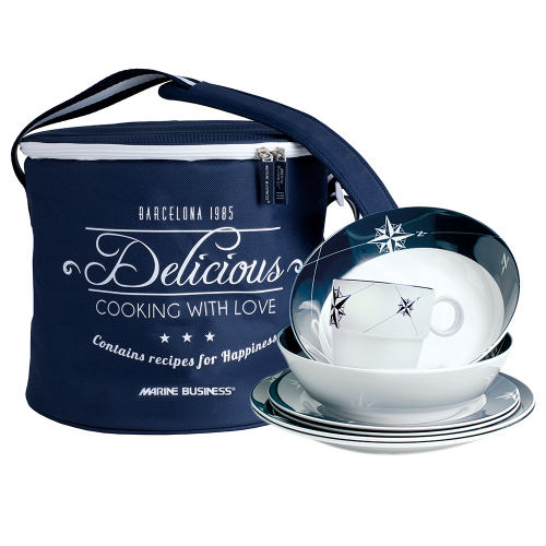 Marine Business - Marine Business Melamine Tableware &amp; Basket - NORTHWIND - Set of 16