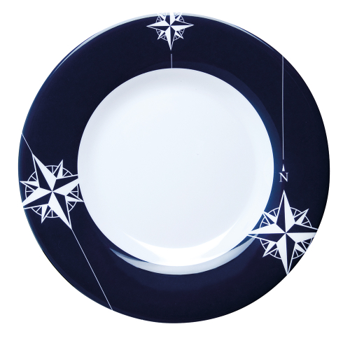 Marine Business - Marine Business Melamine Round Dessert Plate - NORTHWIND - 7" Set of 6