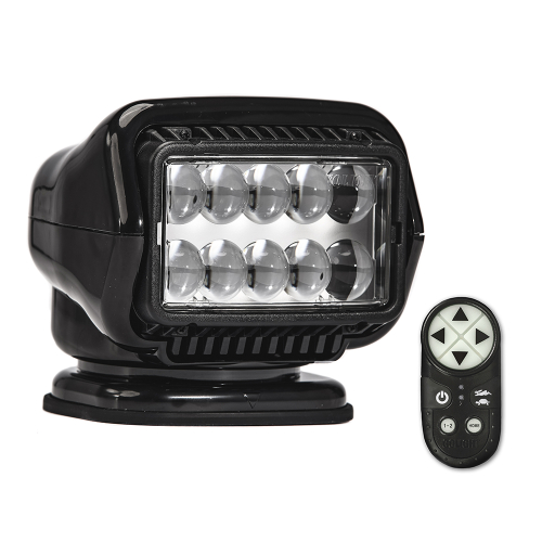 Golight - Golight Stryker ST Series Portable Magnetic Base Black LED w/Wireless Handheld Remote