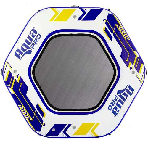 Aqua Leisure - Aqua Leisure 10&#39; Hexagonal Inflatable Island w/Mesh Center