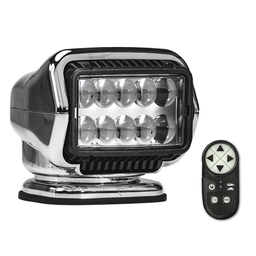 Golight - Golight Stryker ST Series Portable Magnetic Base Chrome LED w/Wireless Handheld Remote