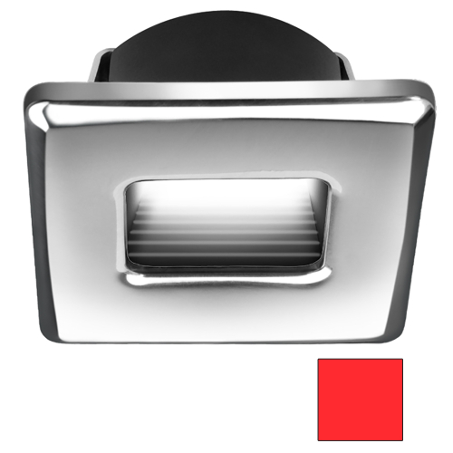 I2Systems Inc - i2Systems Ember E1150Z Snap-In - Polished Chrome - Square - Red Light