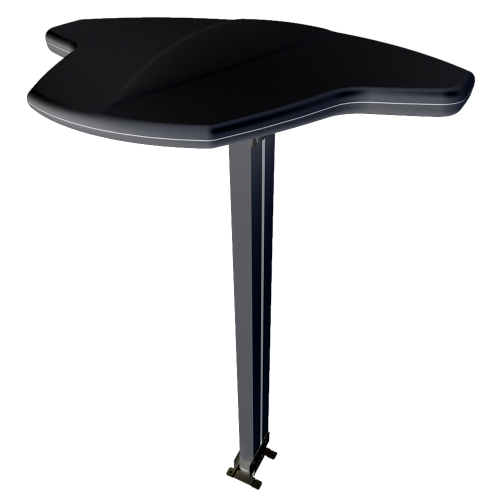 KING - KING Jack Replacement Head HDTV Directional Over-the-Air Antenna - Black