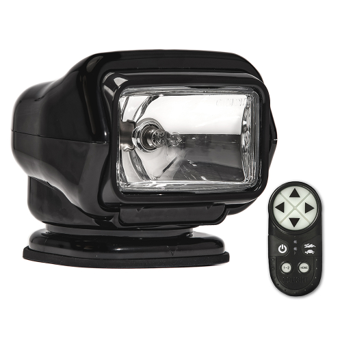 Golight - Golight Stryker ST Series Portable Magnetic Base Black Halogen w/Wireless Handheld Remote