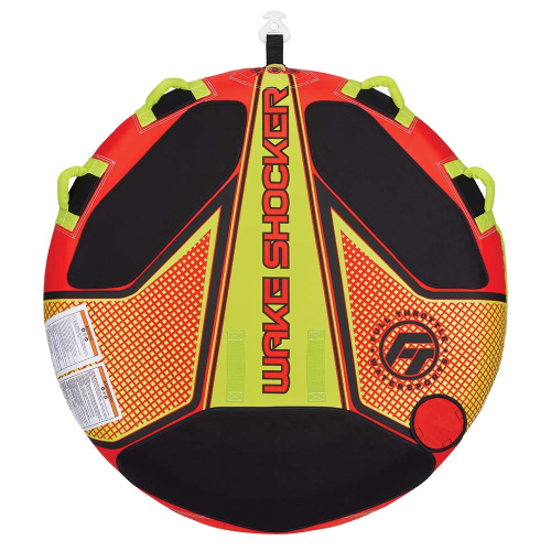 Full Throttle - Full Throttle Wake Shocker Towable Tube - 2 Rider - Red