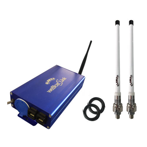 Glomex Marine Antennas - Glomex WeBBoat&reg; Link Ext Single SIM 4G/WiFi Indoor Unit Coastal &amp; Ocean Internet System - Extended Range Kit f/North America