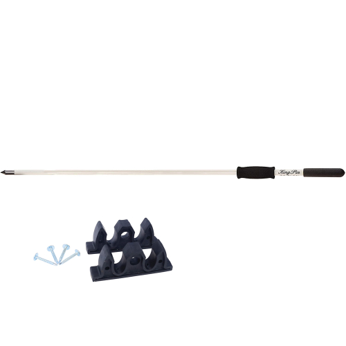 Panther Products - Panther 8&#39; King Pin Anchor Pole - 1-Piece - White