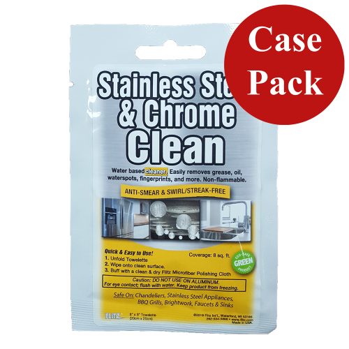 Flitz - Flitz Stainless Steel &amp; Chrome Cleaner w/Degreaser *Case of 24*