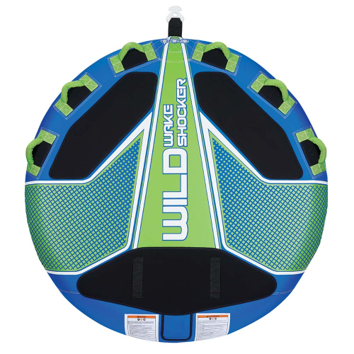 Full Throttle - Full Throttle Wild Wake Shocker Towable Tube - 3 Rider - Blue