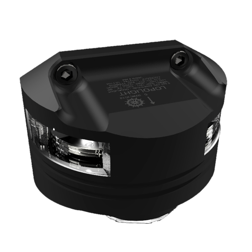 Lopolight - Lopolight Masthead Light w/6W Decklight 3nm - 15M Cable - Black Housing