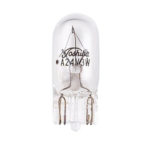 VDO - VDO Type D - White Wedge Based Peanut Bulb - 12V - 4 Pack