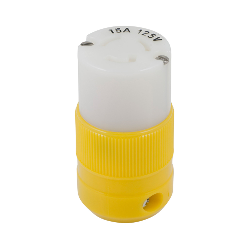 Marinco - Marinco Locking Connector - 15A, 125V - Yellow