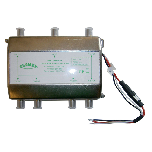 Glomex Marine Antennas - Glomex 6-Way Splitter Up To 6 TVs