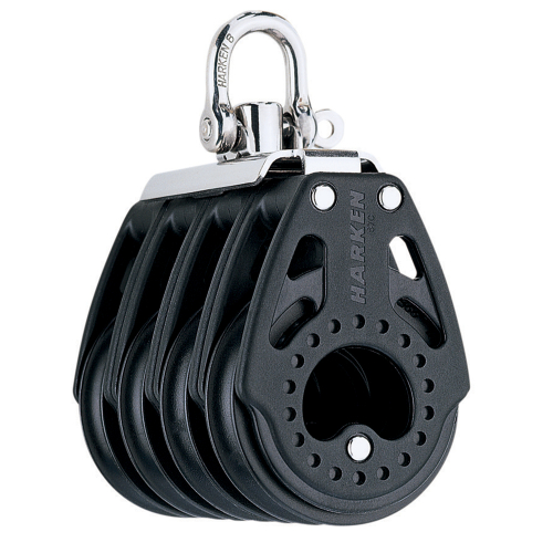 Harken - Harken 57mm Carbo Quad Block - Swivel