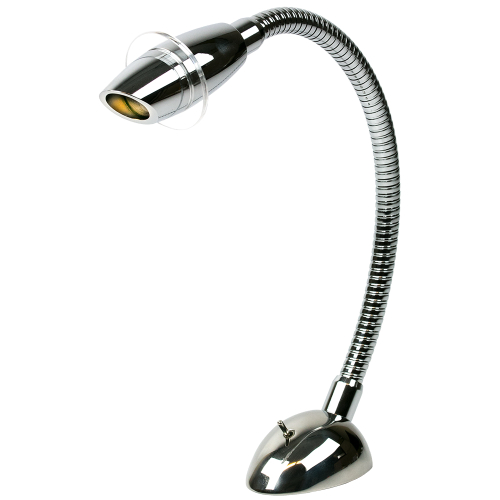 Sea-Dog - Sea-Dog Deluxe High Power LED Reading Light Flexible w/Switch - Cast 316 Stainless Steel/Chromed Cast Aluminum
