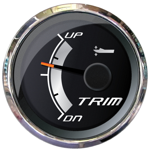 Faria Beede Instruments - Faria Platinum 2" Trim Gauge f/Johnson, Evinrude &amp; Suzuki Outboards