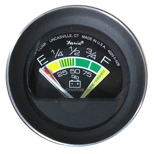 Faria Beede Instruments - Faria Coral 2" Battery Condition Indicator Gauge