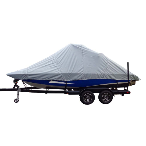 Carver by Covercraft - Carver Sun-DURA&reg; Specialty Boat Cover f/23.5' Inboard Tournament Ski Boats w/Wide Bow &amp; Swim Platform - Grey
