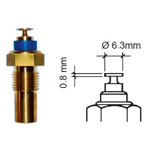 Veratron - Veratron Coolant Temperature Sensor - 40&deg; to 120&deg;C - M10 x 1 Tapered Short