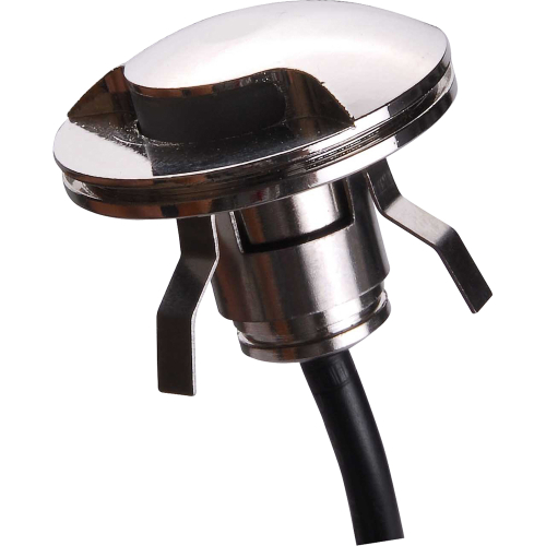 Lunasea Lighting - Lunasea 316 Polished Stainless Steel LED Waterproof Courtesy Light - Warm White - 12VDC Only