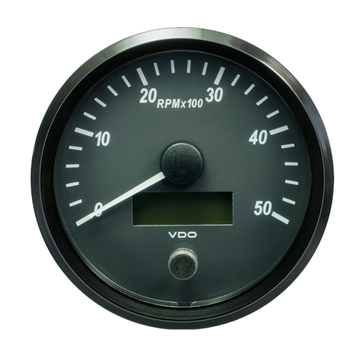 VDO - VDO SingleViu 100mm (4") Tachometer - 5000 RPM