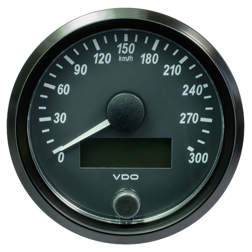 VDO - VDO SingleViu 80mm (3-1/8") Speedometer - 300 KM/H
