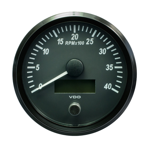 VDO - VDO SingleViu 100mm (4") Tachometer - 4000 RPM