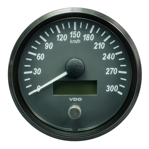 VDO - VDO SingleViu 100mm (4") Speedometer - 300 KM/H