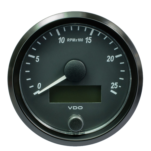 VDO - VDO SingleViu 80mm (3-1/8") Tachometer - 2500 RPM