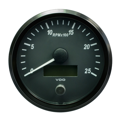 VDO - VDO SingleViu 100mm (4") Tachometer - 2500 RPM