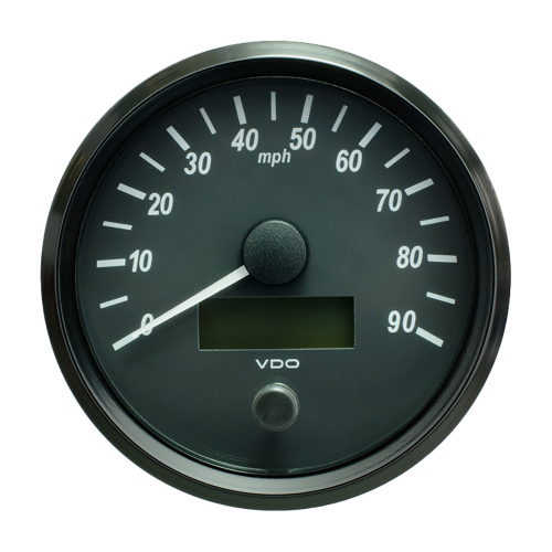 VDO - VDO SingleViu 100mm (4") Speedometer - 90 MPH