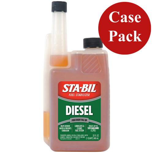 STA-BIL - STA-BIL Diesel Formula Fuel Stabilizer &amp; Performance Improver - 32oz *Case of 4*