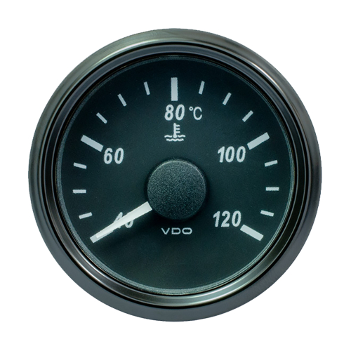 VDO - VDO SingleViu 52mm (2-1/16") Water Temp. Gauge - 120&deg; C - 291-22 ohm