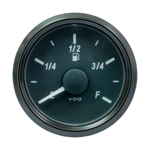 VDO - VDO SingleViu 52mm (2-1/16") DEF Level Gauge - E/F Scale - 0-5V