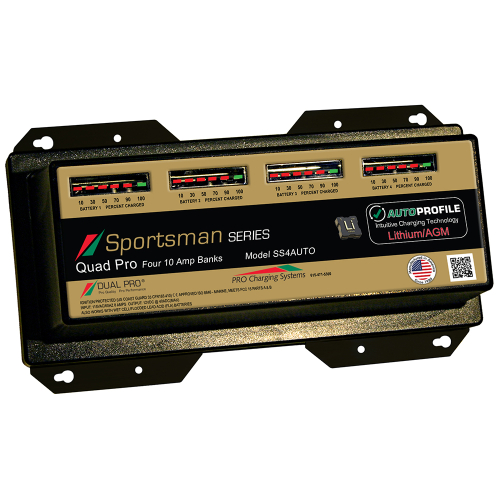 Dual Pro - Dual Pro SS4 Auto 40A - 4-Bank Lithium/AGM Battery Charger