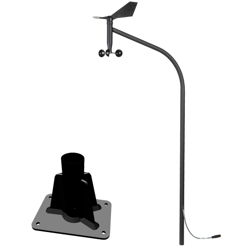 Veratron - Veratron NMEA 2000 Vertical Mast Wind Sensor w/Top Bracket f/AquaLink&reg; &amp; OceanLink&reg; Gauges