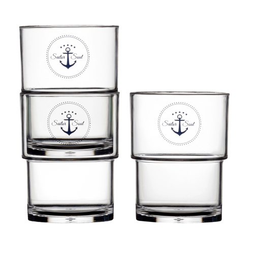Marine Business - Marine Business Stackable Glass Set - SAILOR SOUL - Set of 12
