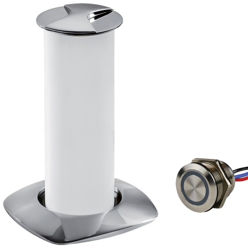 Sea-Dog - Sea-Dog Aurora Stainless Steel LED Pop-Up Table Light - 3W w/Touch Dimmer Switch